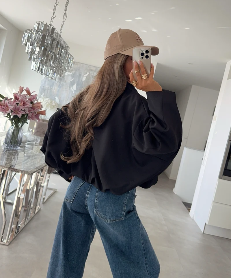 Blousonjacke Velia Schwarz