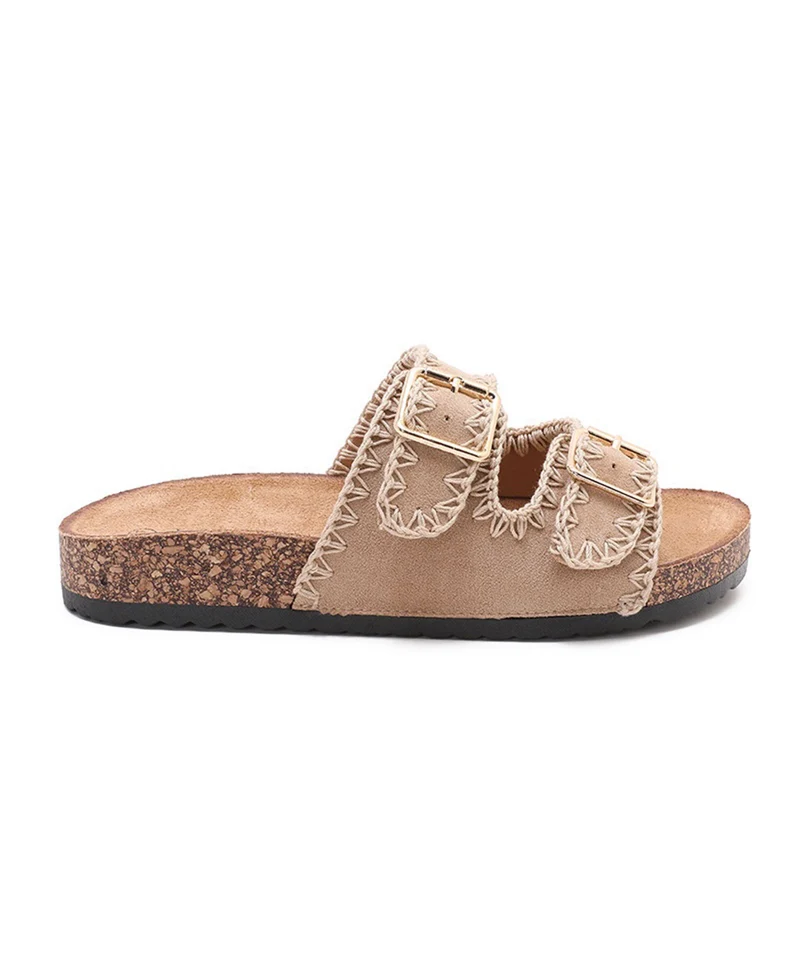 Pantoletten Zandra Beige