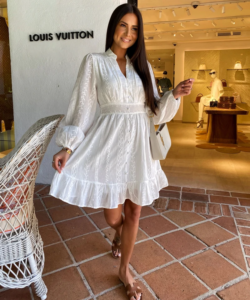 Kleid Laurel Weiß