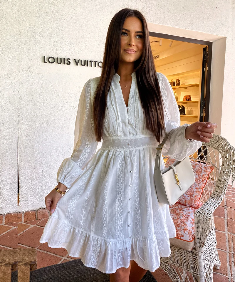 Kleid Laurel Weiß
