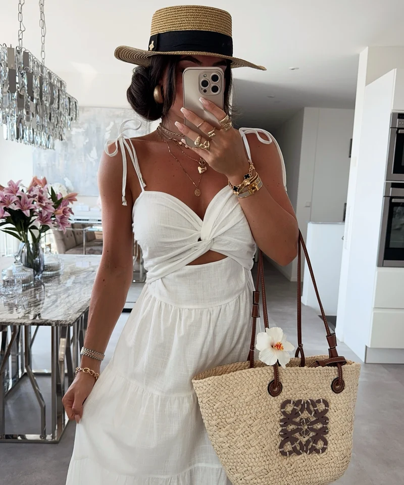 Kleid Elin Weiß