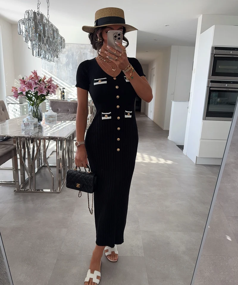 Kleid Augustina Schwarz
