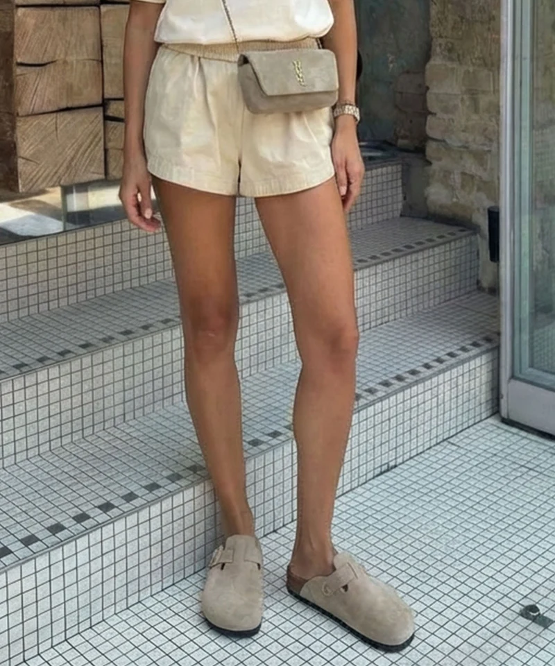 Pantoletten Magdalena Beige