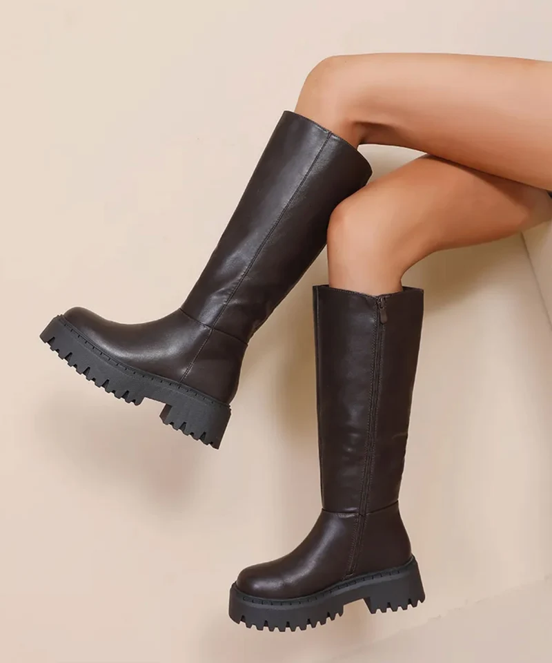 Chunky Stiefel Elina Braun