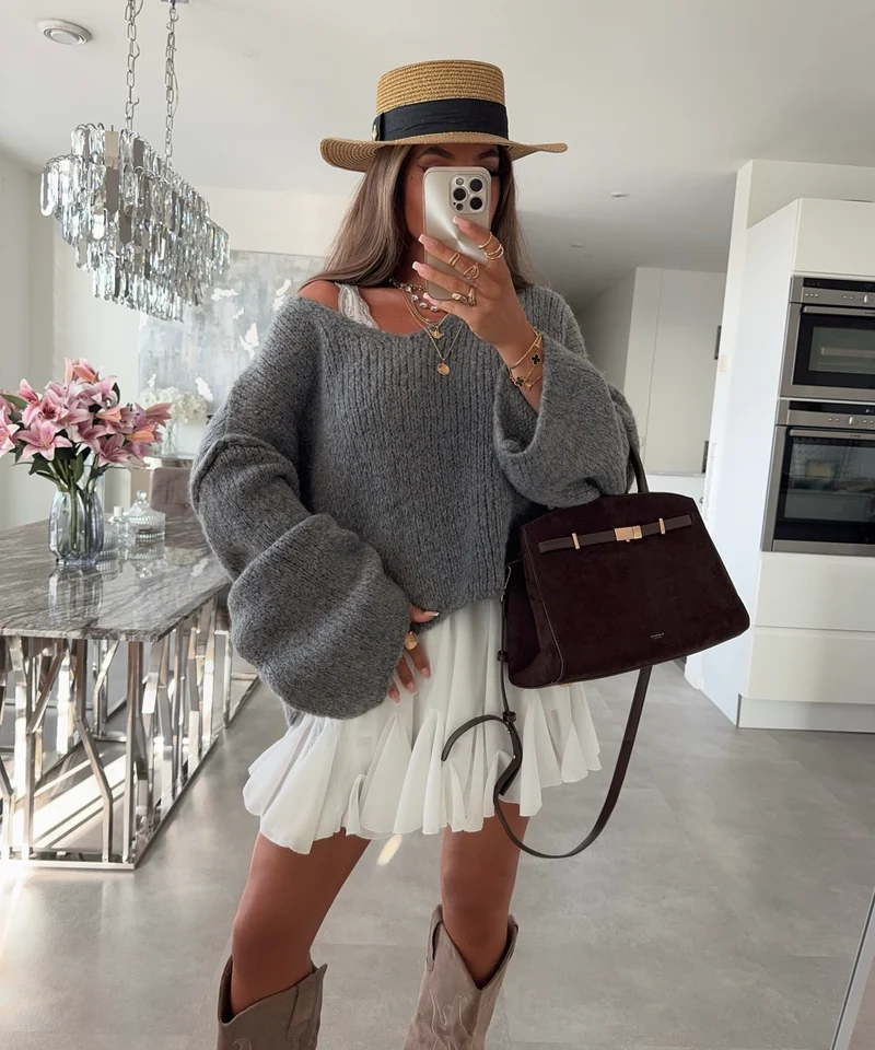 Pullover Rava Dunkelgrau