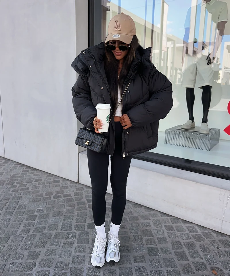 Pufferjacke Fina Schwarz