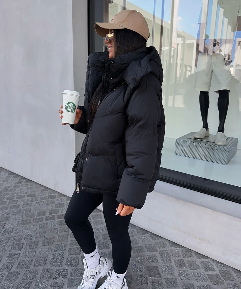 Pufferjacke Fina Schwarz