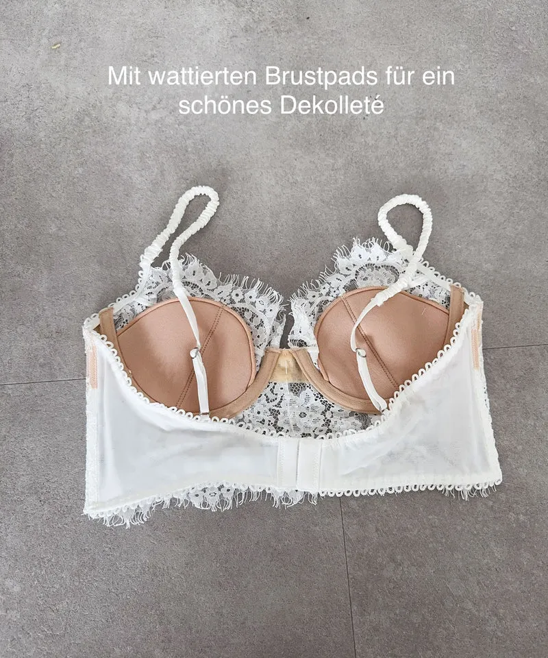Bralette Audra Weiß
