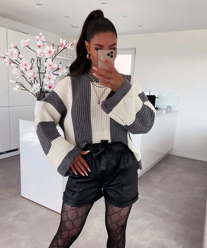 Leder Shorts Malaysia Schwarz