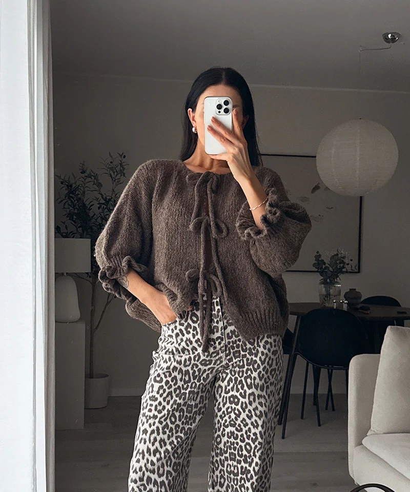 Stretch Wide Leg Jeans Feli Leo