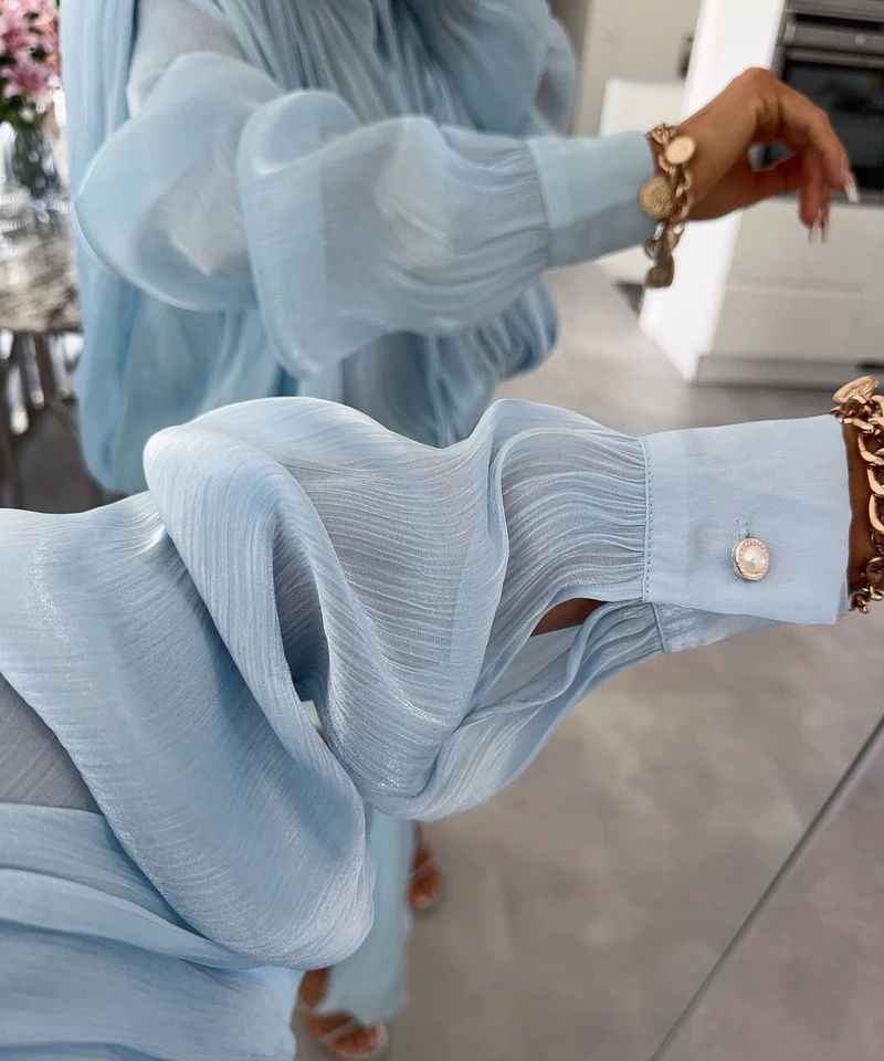 Mini Kleid Laisa Hellblau