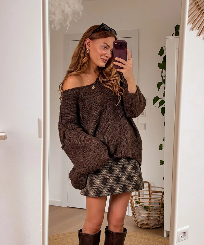 Pullover Cinderella Dunkelbraun