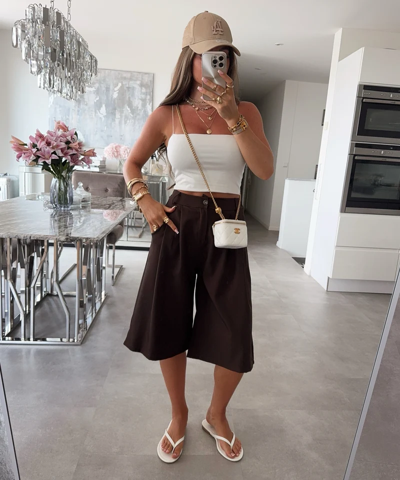 Bermuda Stoffshorts Ornelia Braun