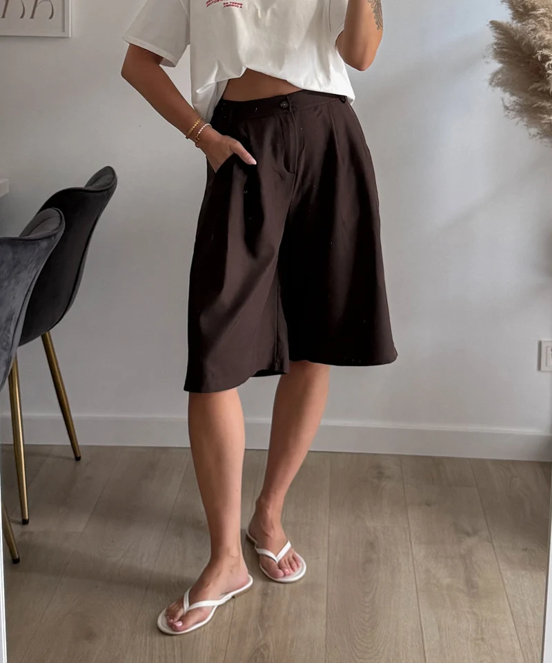 Bermuda Stoffshorts Ornelia Braun