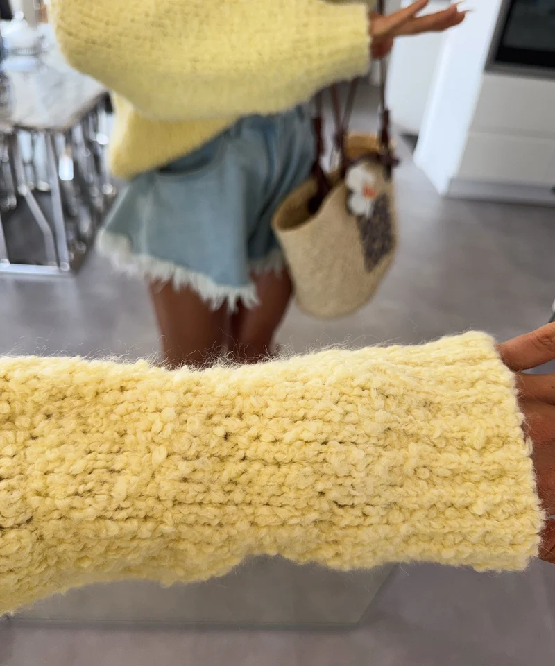 Boucle Cardigan Lalya Gelb