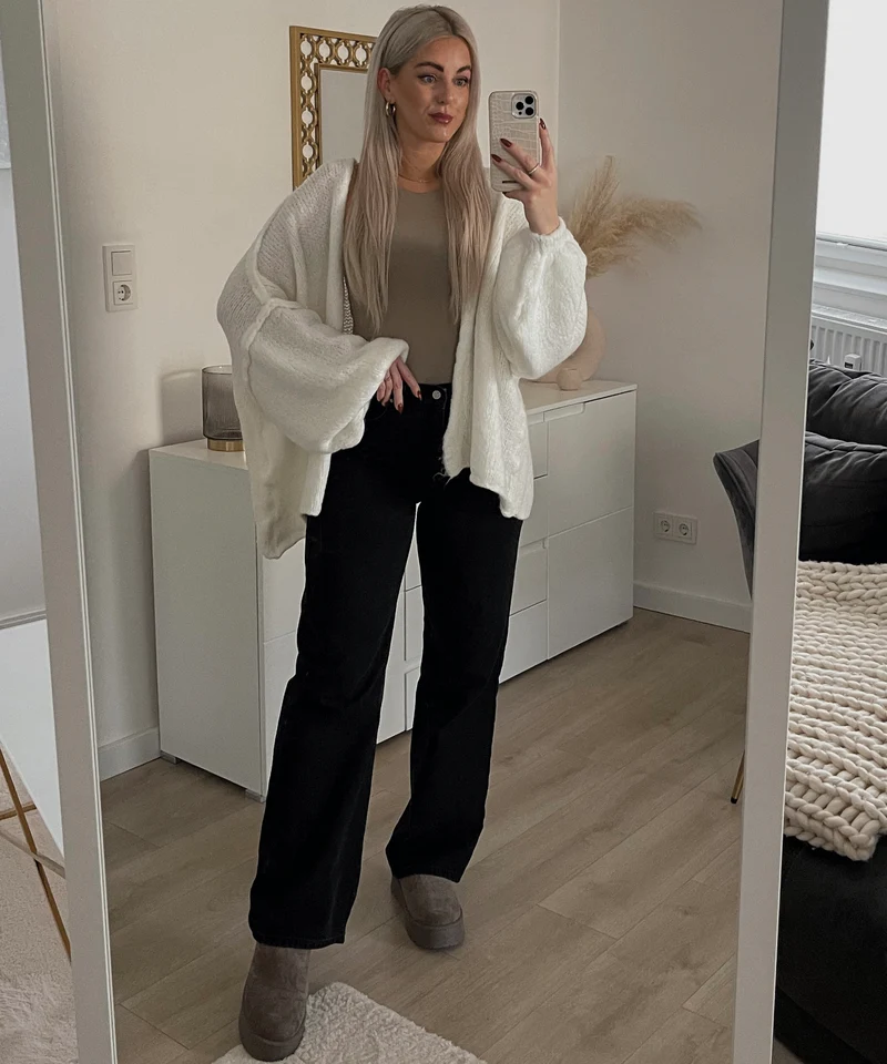 Cardigan Ray Weiß