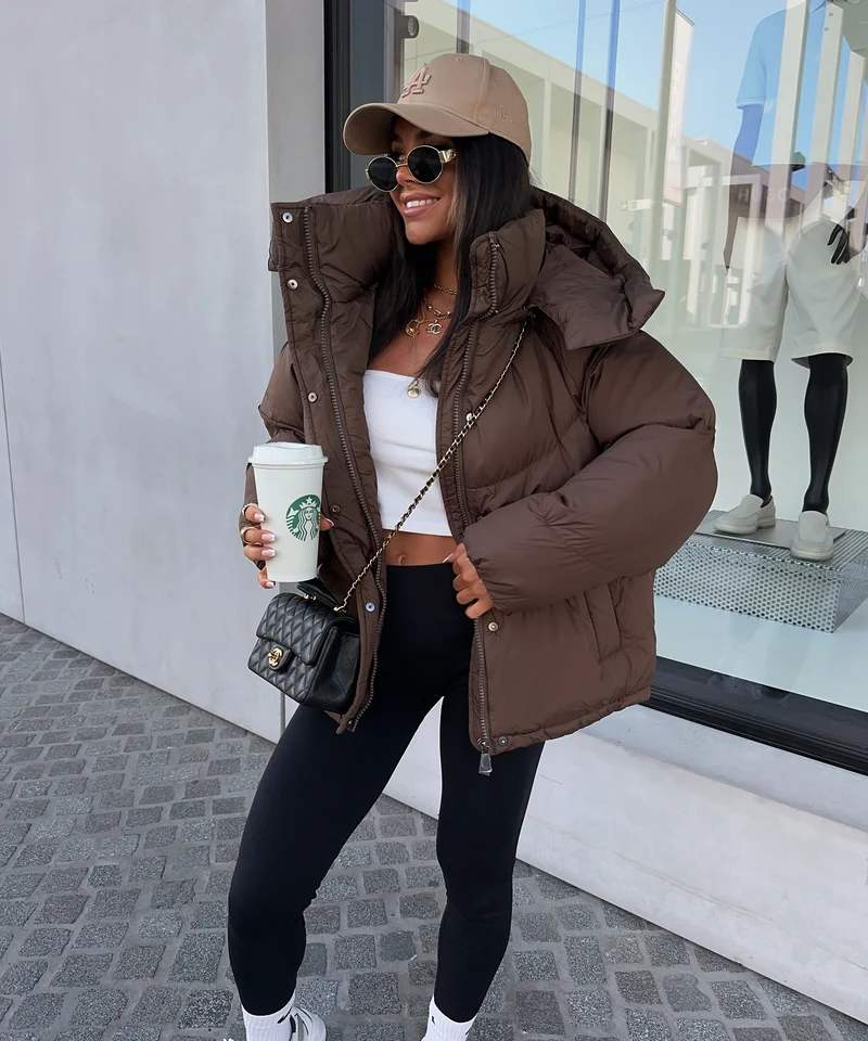 Pufferjacke Fina Braun