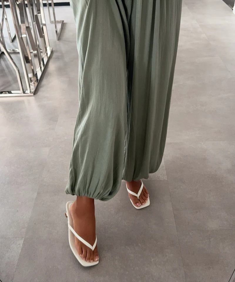 Viscose Haremshose Sula Matcha