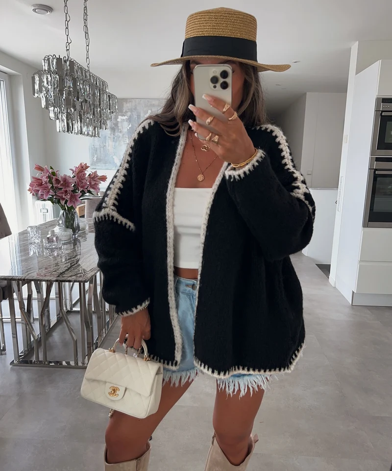 Cardigan Helena Schwarz