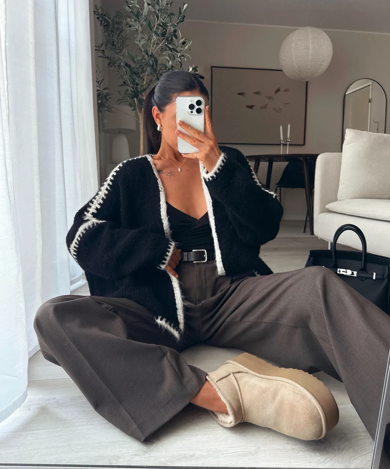 Cardigan Helena Schwarz