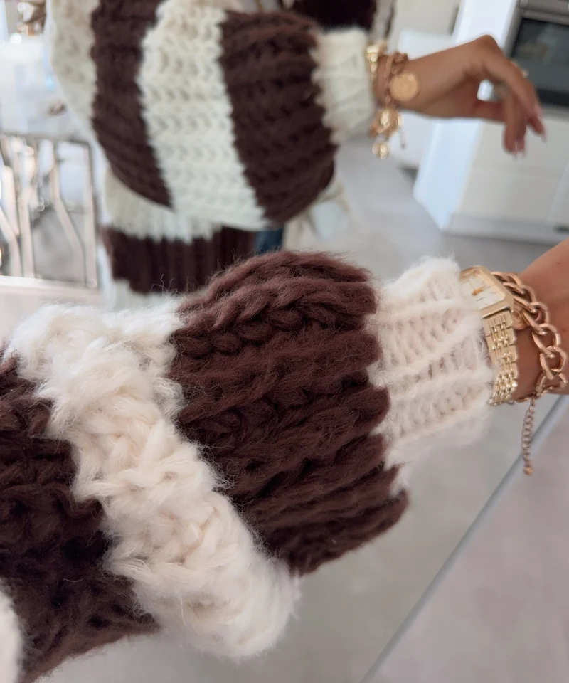 Soft Cardigan Althea Beige Braun