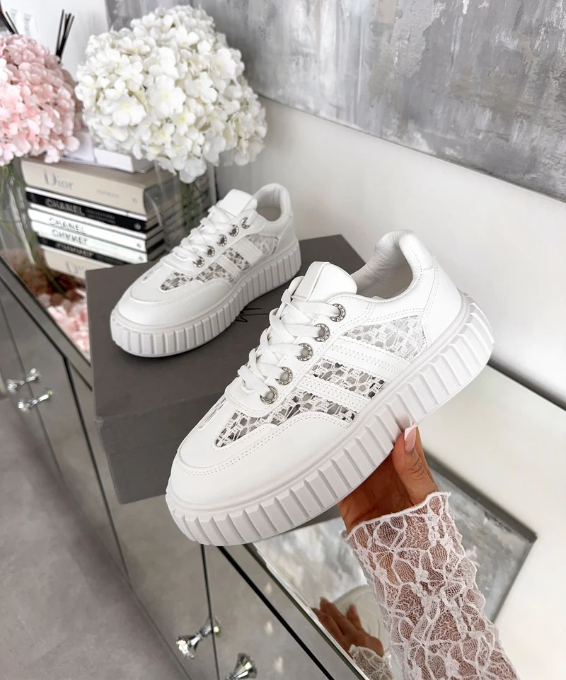 Sneaker Madeleine Weiß