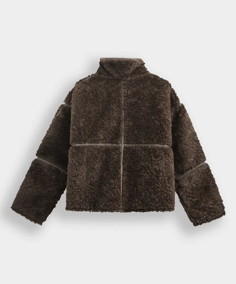 Teddy Fell Jacke Gania Braun