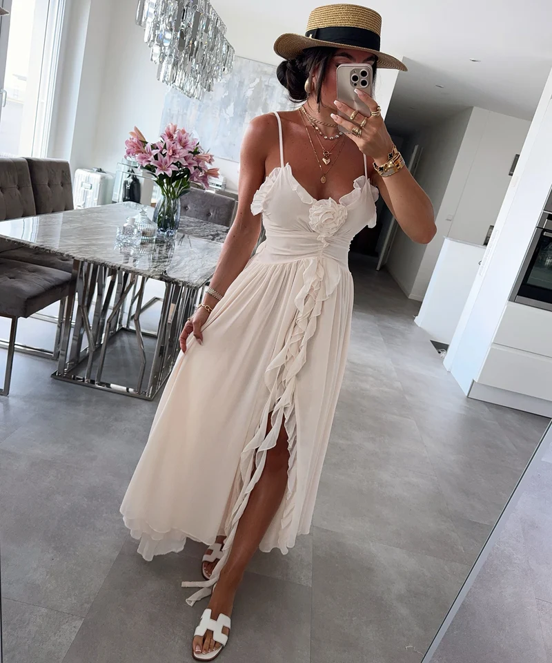 Kleid Rosia Beige
