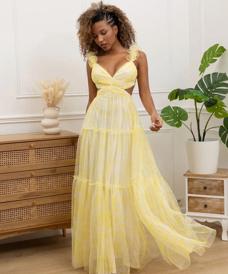 Kleid Alusia Gelb