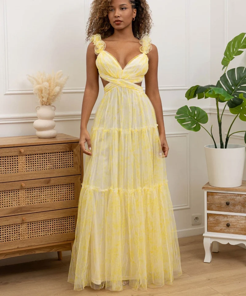 Kleid Alusia Gelb