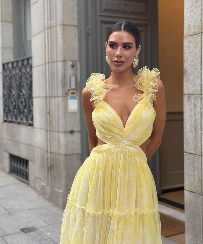 Kleid Alusia Gelb