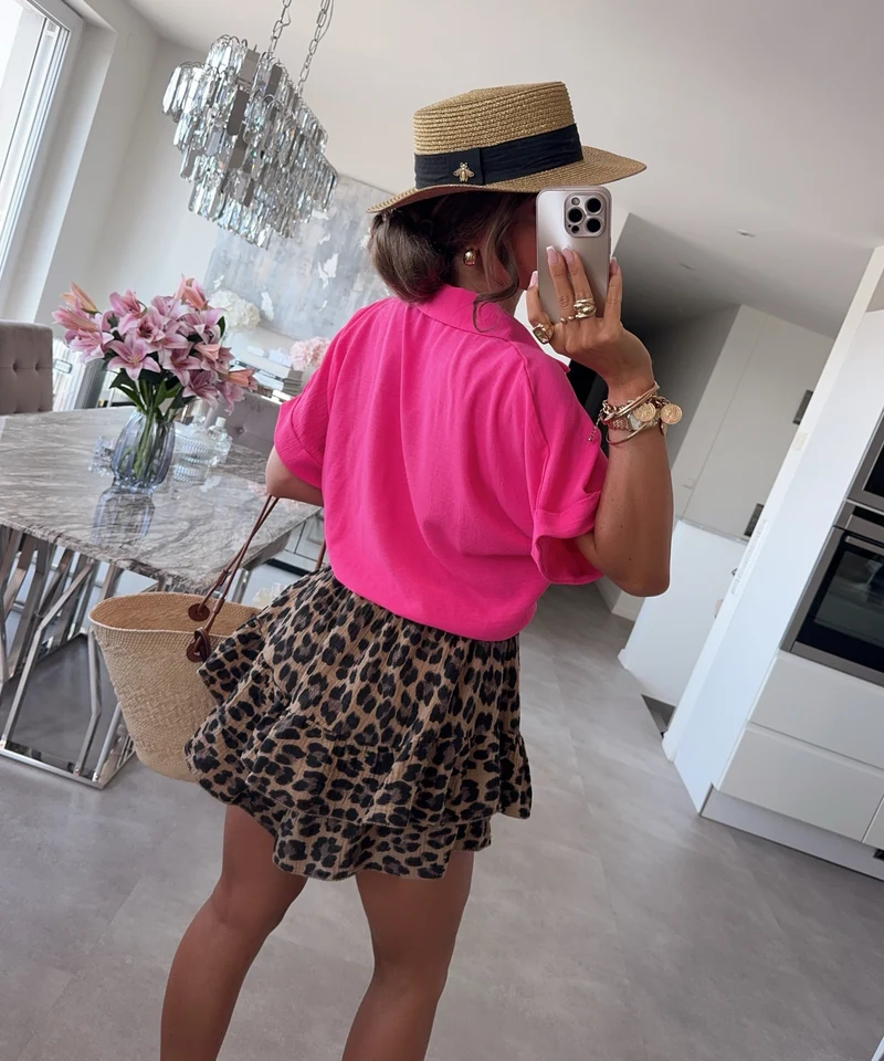 Knoten T-Shirt Melia Pink