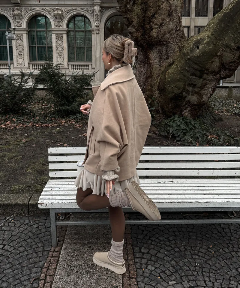 Oversize Jacke Joana Beige
