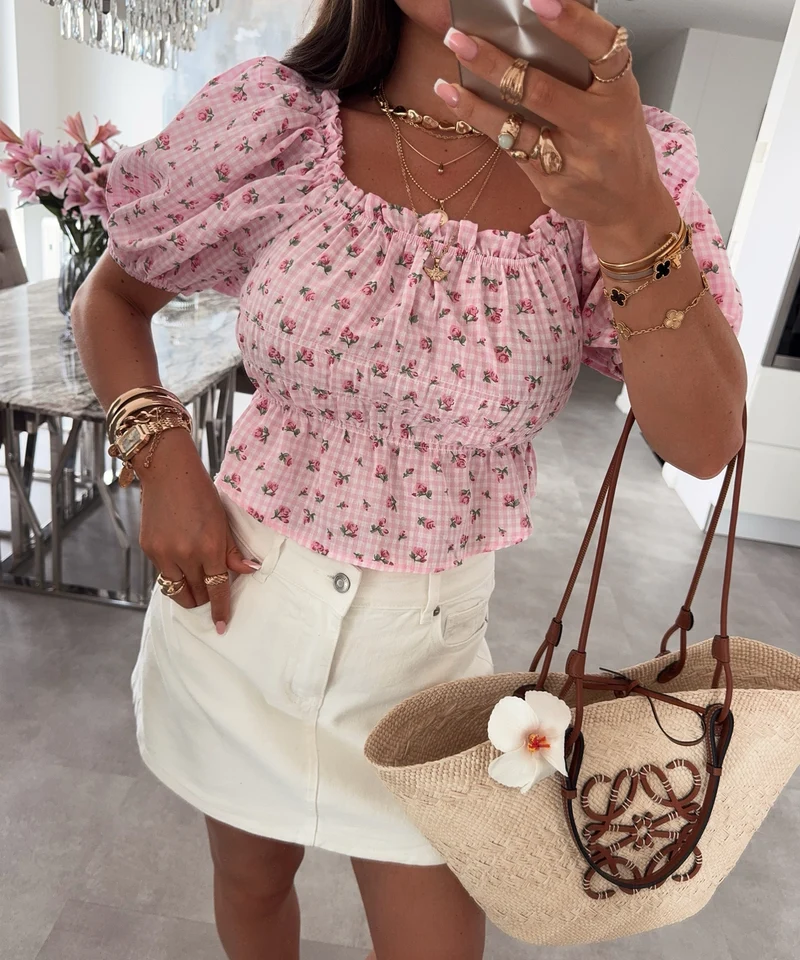 Bluse Riva Rosa