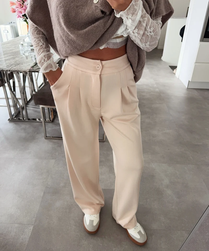 Anzughose Missy Beige