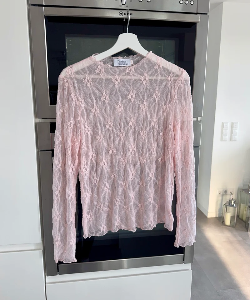 Spitzen Oberteil Zaera Rosa