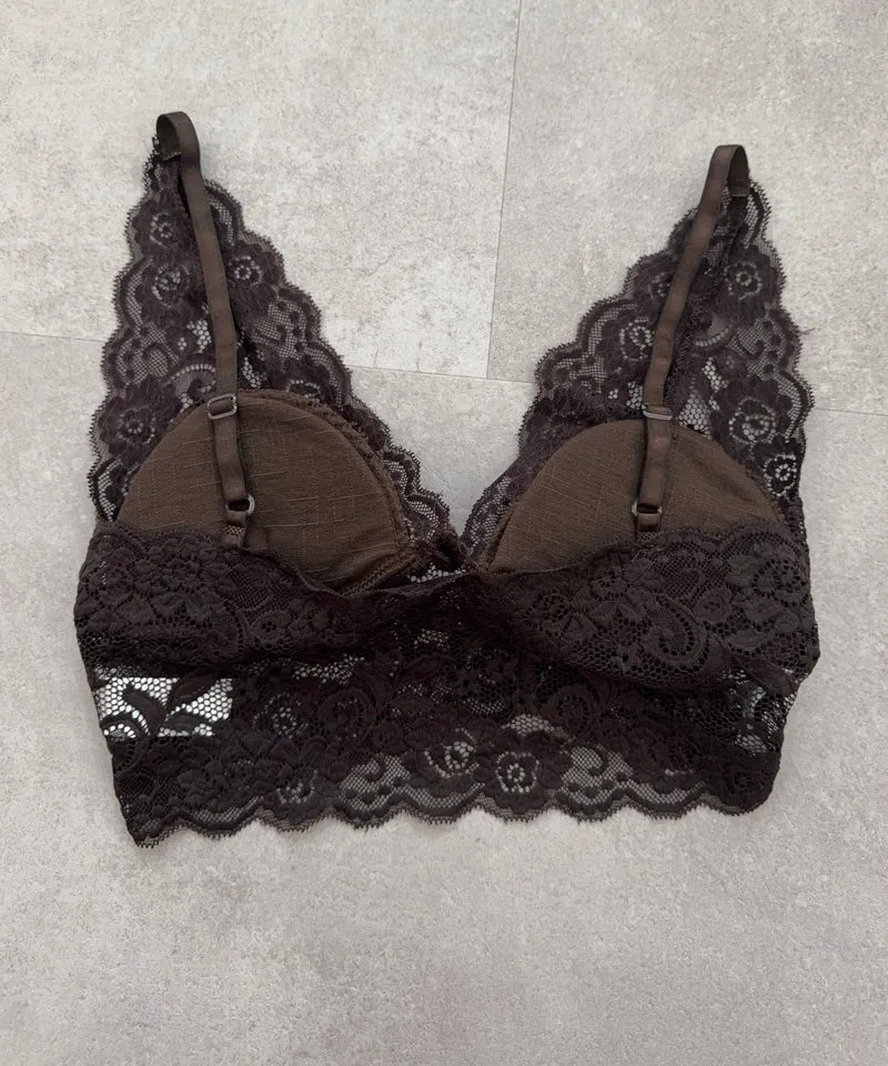 Bralette Numa Dunkelbraun