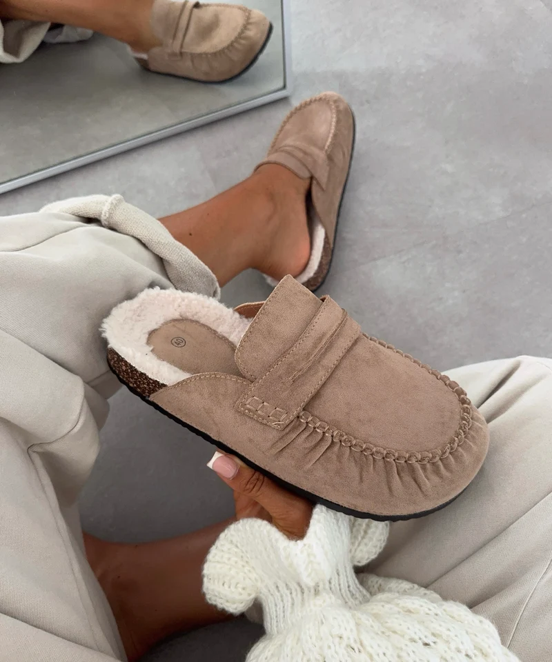Fell Mules Leni Beige