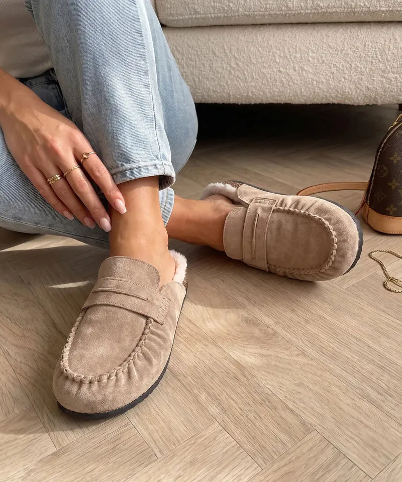 Fell Mules Leni Beige