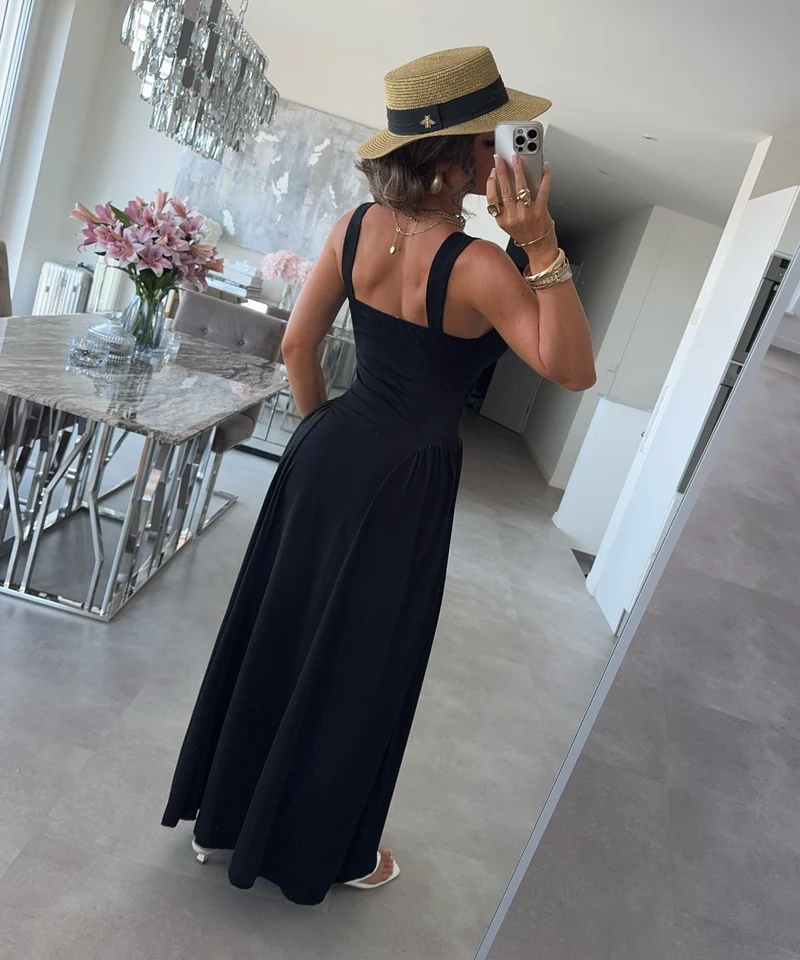 Maxi Kleid Junia Schwarz