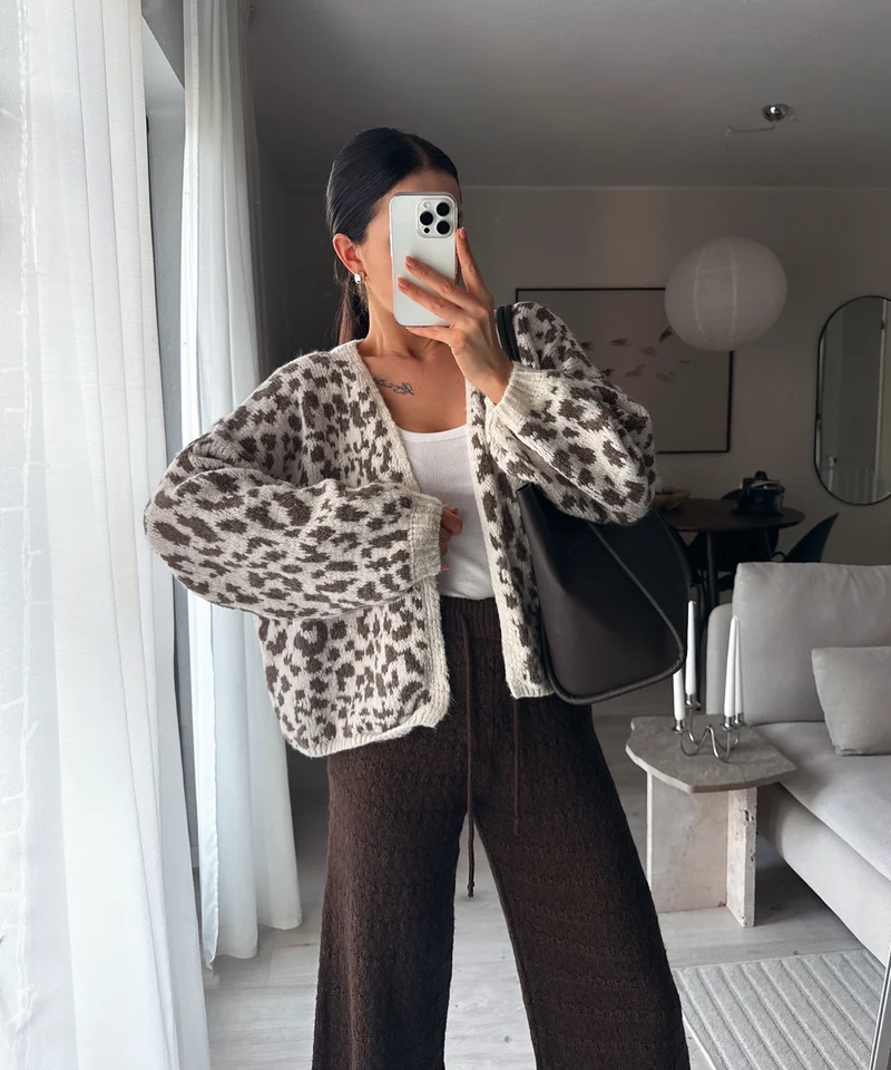 Cardigan Lira Braun Leo