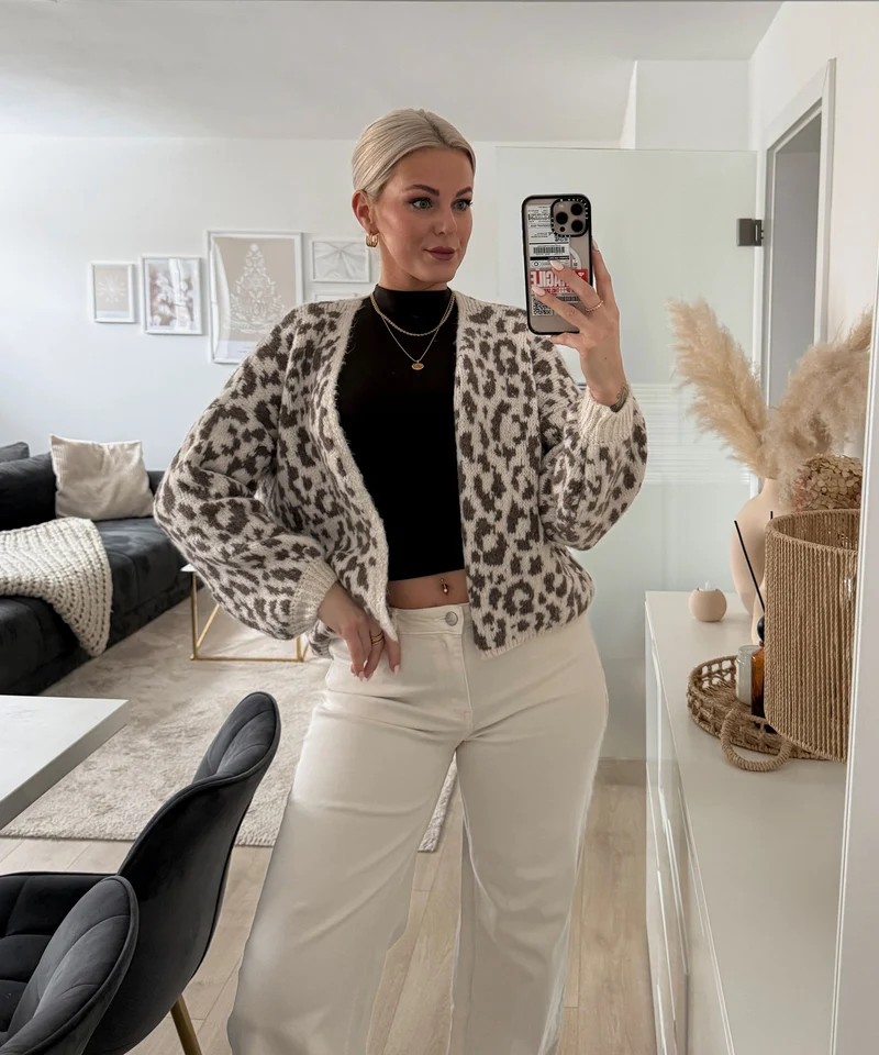 Cardigan Lira Braun Leo