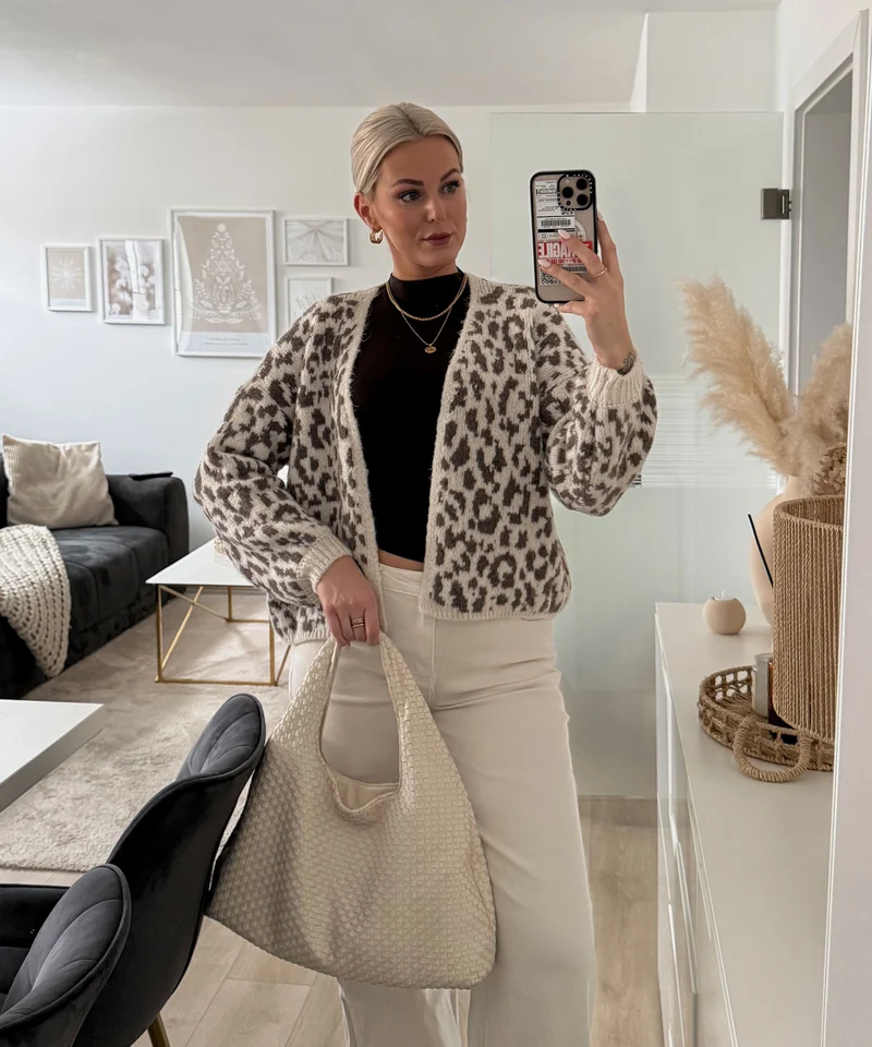 Cardigan Lira Braun Leo