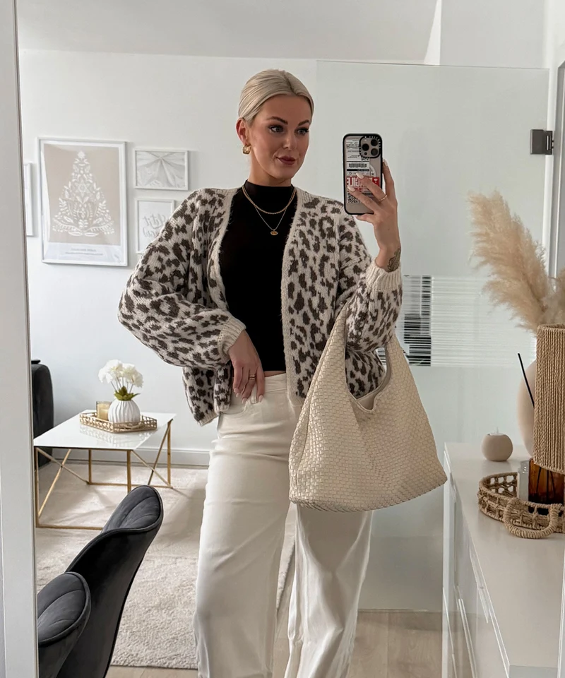 Cardigan Lira Braun Leo