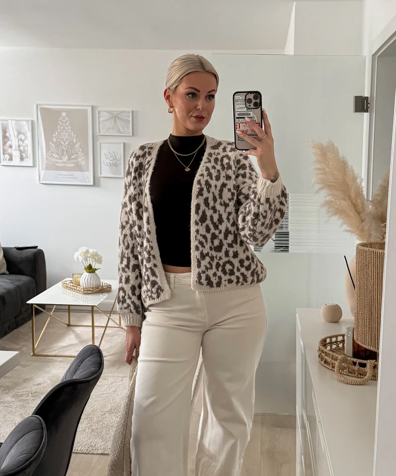 Cardigan Lira Braun Leo