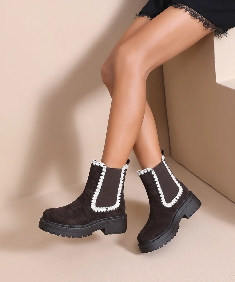 Stiefeletten Mavi Braun