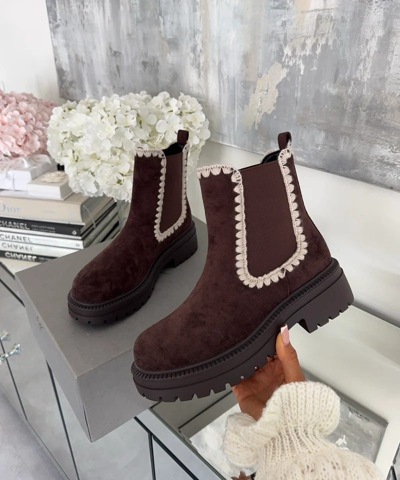 Stiefeletten Mavi Braun