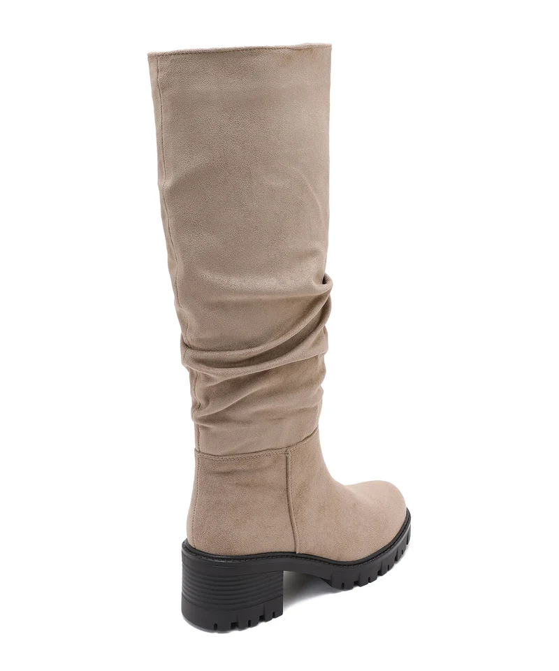 Wildleder Stiefel Fawn Beige