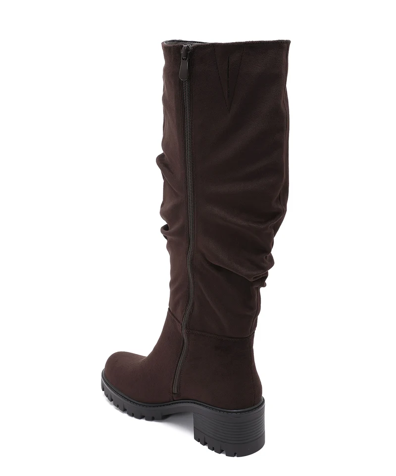 Wildleder Stiefel Fawn Braun