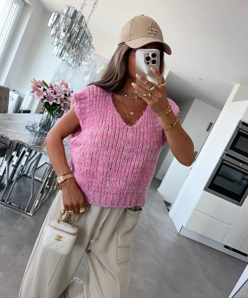 Strickshirt Clea Pink